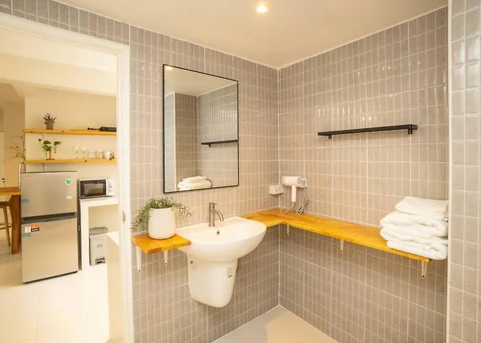 Apartamento Cozy - 2 Guests In The Heart Of Silom - 6b
