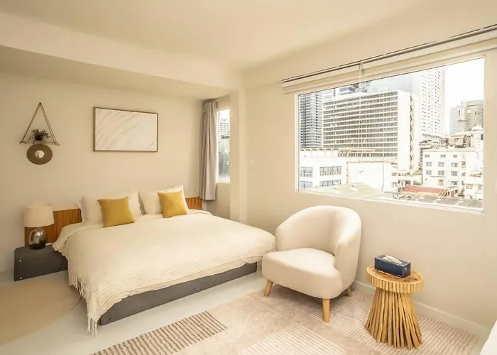 Cozy - 2 Guests In The Heart Of Silom - 6b Apartamento Banguecoque